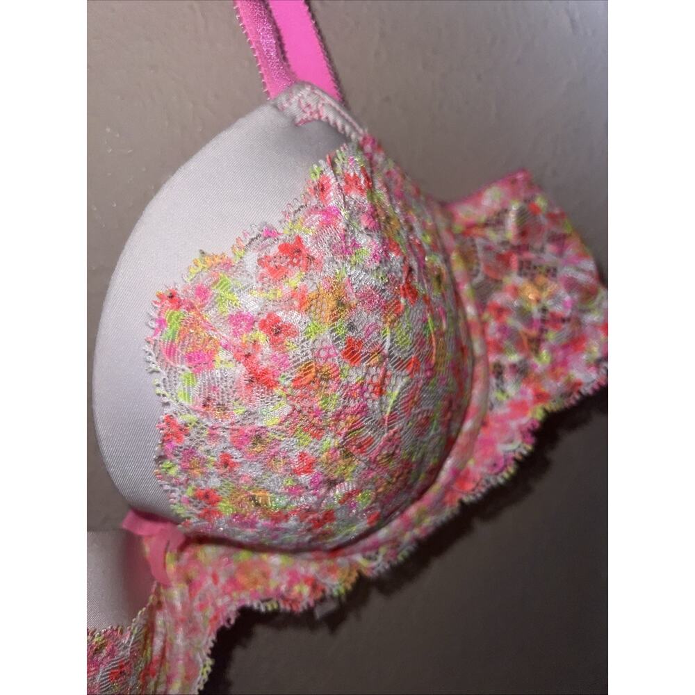 Victoria's Secret White Bra Womens 32B Dream Angel Lined Demi Underwire - Picture 7 of 13